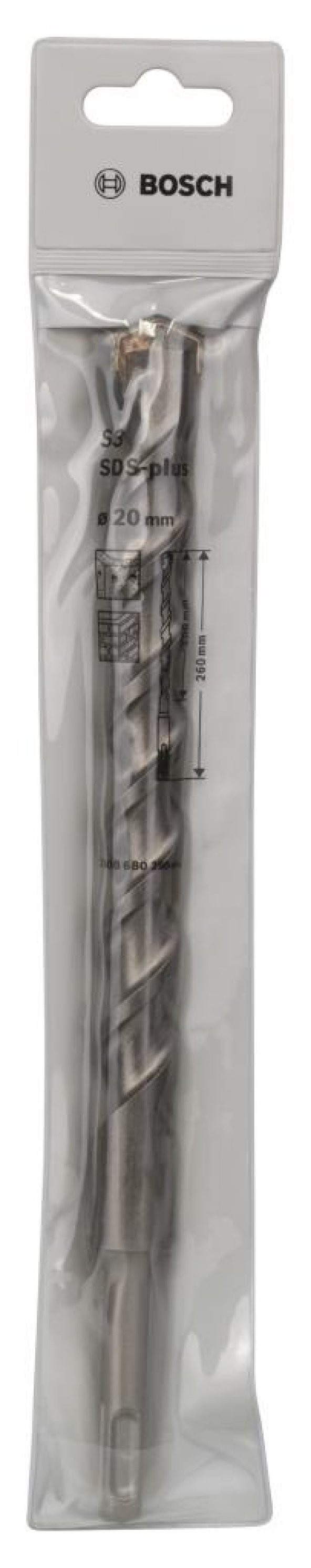 Bosch - Plus-1 Serisi, SDS-plus Kırıcı Delici Matkap Ucu 20*260 mm - 4