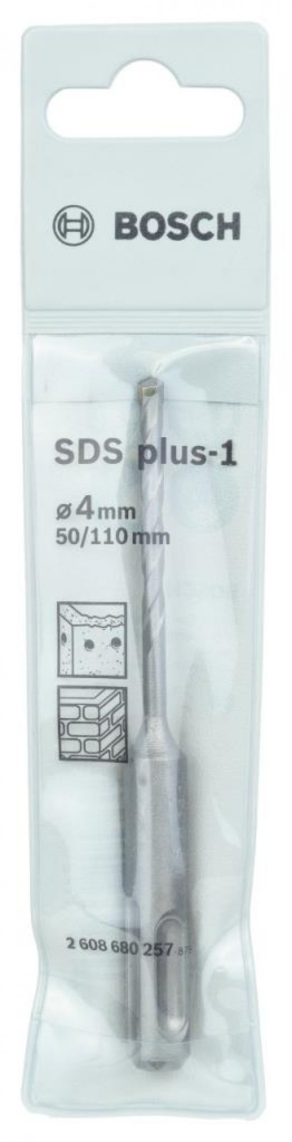 Bosch - Plus-1 Serisi, SDS-plus Kırıcı Delici Matkap Ucu 4*110 mm - 2