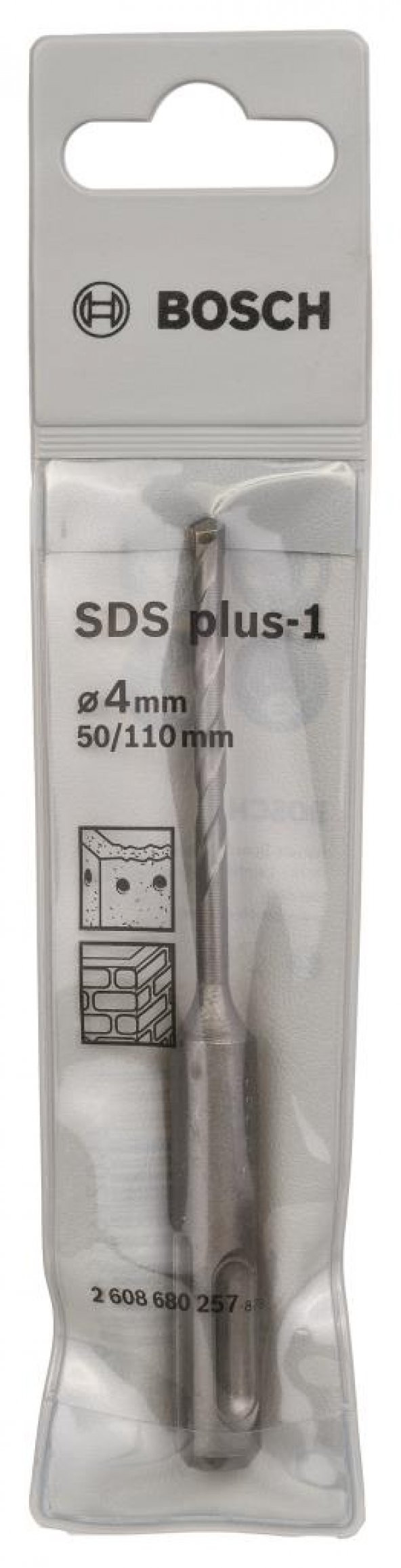 Bosch - Plus-1 Serisi, SDS-plus Kırıcı Delici Matkap Ucu 4*110 mm - 4