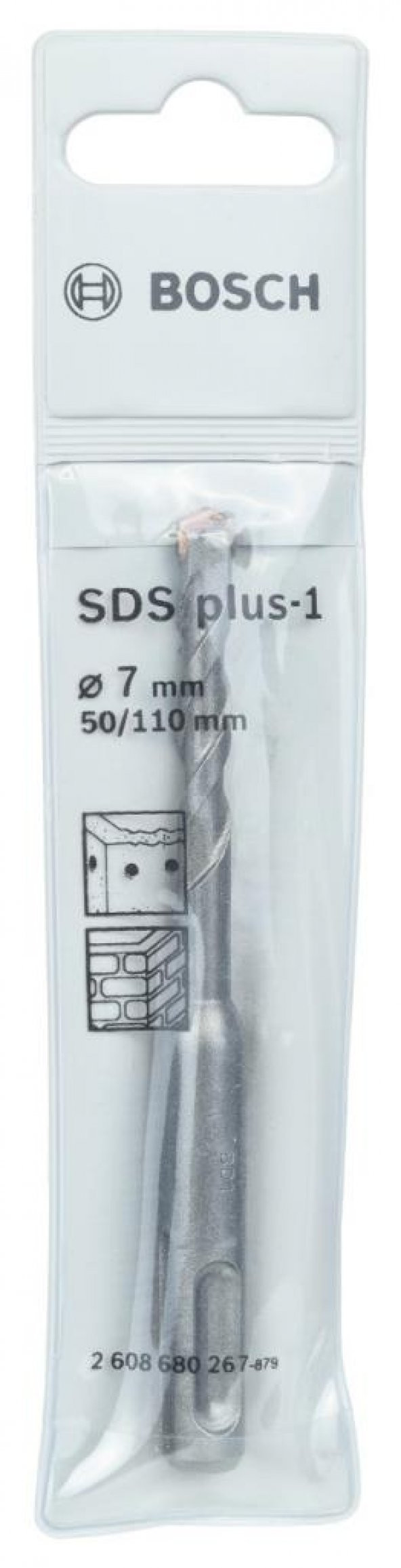Bosch - Plus-1 Serisi, SDS-plus Kırıcı Delici Matkap Ucu 7110 mm - 2