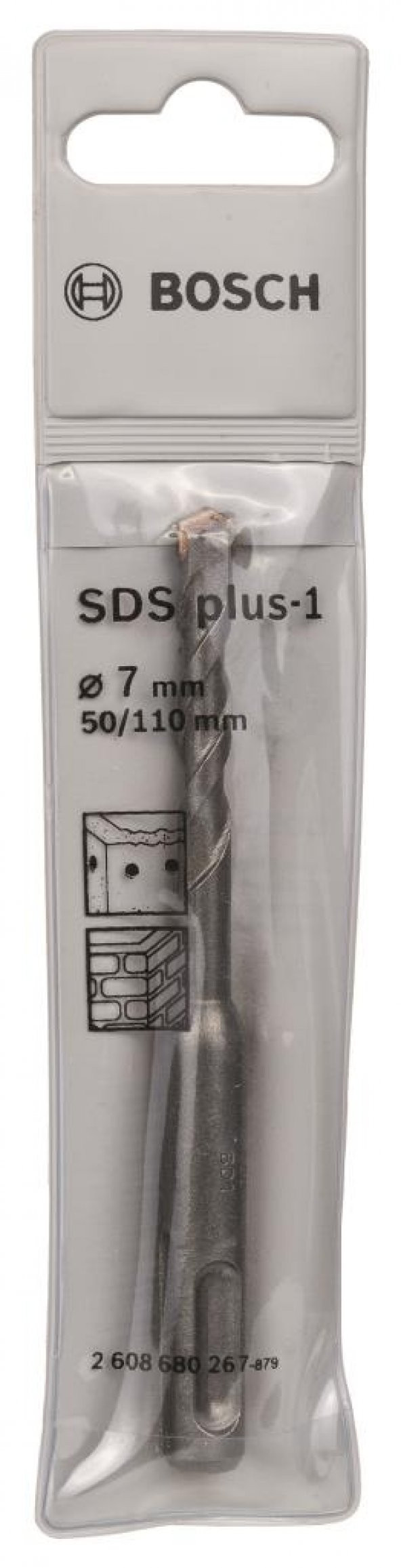 Bosch - Plus-1 Serisi, SDS-plus Kırıcı Delici Matkap Ucu 7110 mm - 6