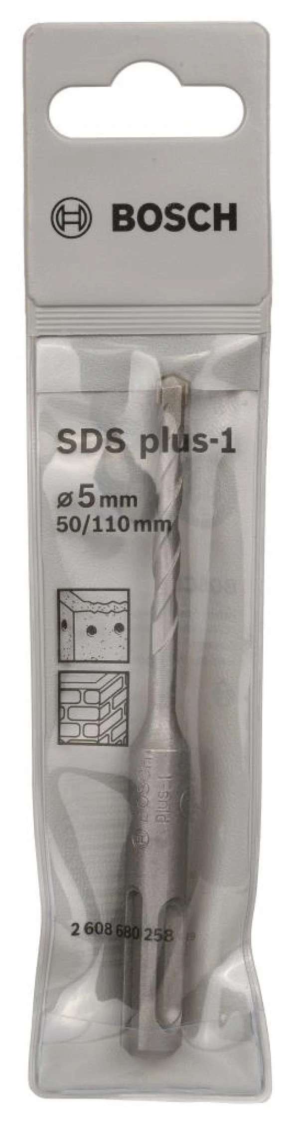 Bosch - Plus-1 Serisi, SDS-plus Kırıcı Delici Matkap Ucu 5*110 mm - 6