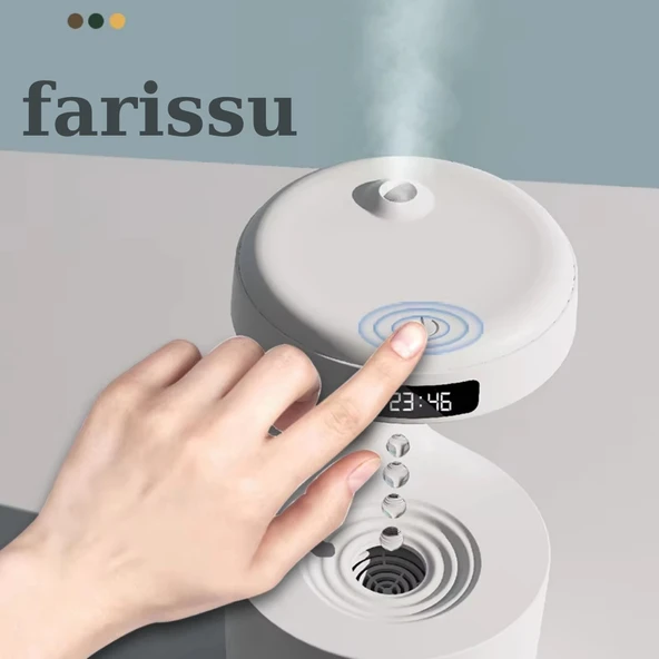 Anti-yerçekimi Su Damlası Gece Lambalı Ultrasonik Aroma Difüzör ve Hava Nemlendirici - 4