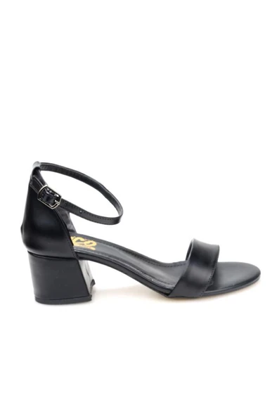 Papuçcity Hco 03240 5 Cm Topuklu Tek Bant Kadın Sandalet Ayakkabı - 7