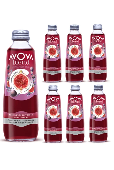 Avoya 6'lı Blend İncir Lavanta Meyveli Maden Suyu 250 Ml