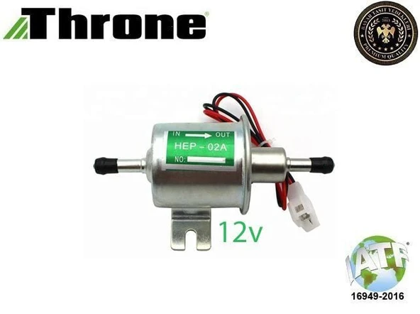 YAKIT POMPASI UNIVERSAL 12V 1mpa 2.5-4psi/HEP-02A BENZIN OTOMATİĞİ - 1