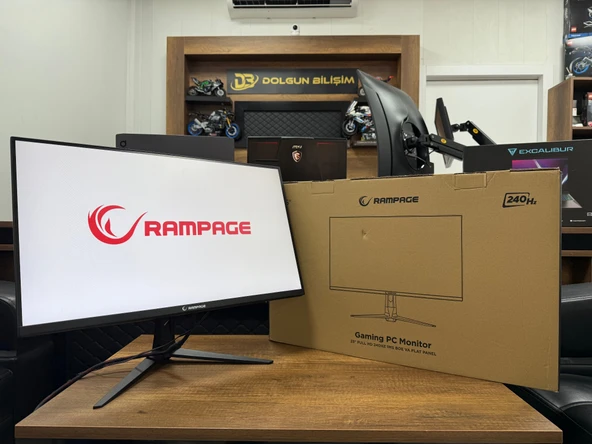 Rampage Cyclops CY25R240 25” 240Hz 1ms BOE VA Full HD HDR Freesync RGB Logo Yansıtma Gaming Monitör (İKİNCİ EL)