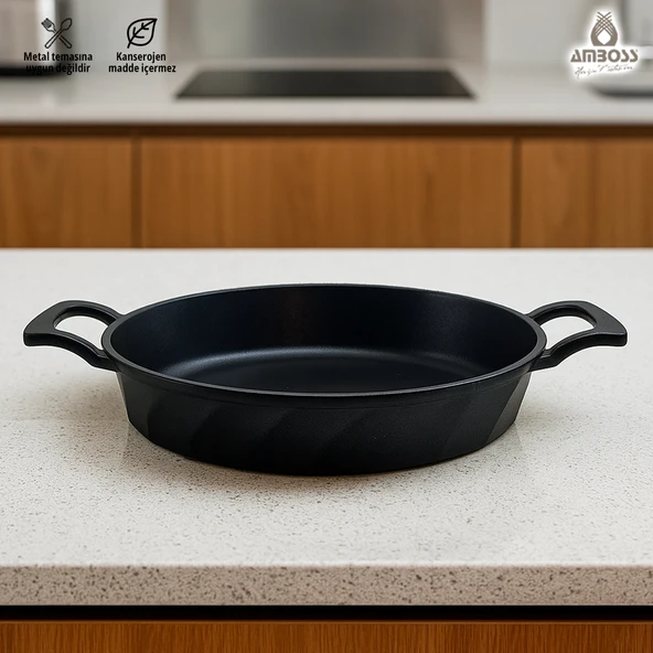 Vento Yanmaz Yapışmaz Titanyum Kaplama Sahan Omlet Tava 22 cm ürün görseli 1