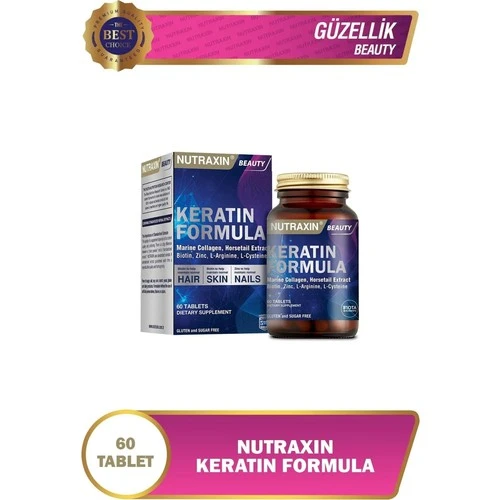 Nutraxın Keratın Formula 60 Kapsul