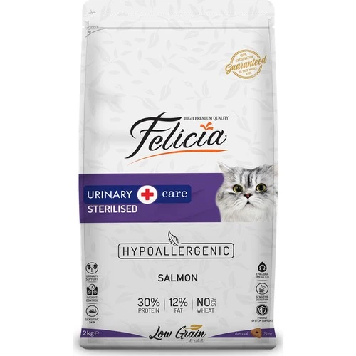Felicia Felicia Somonlu Light-Sterilised Kedi Maması 2 Kg ürün görseli