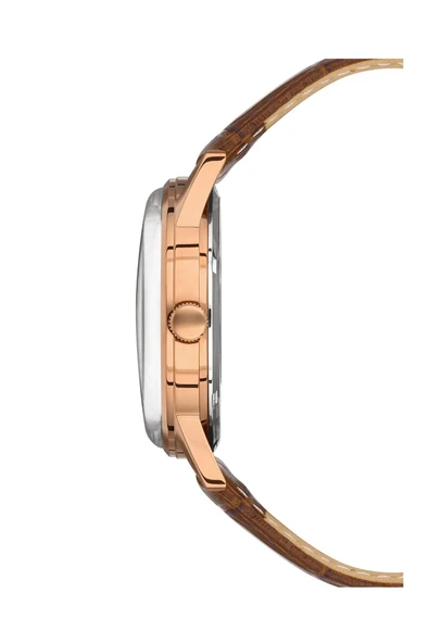 SAFİR CAM KLASİK KAHVERENGİ ERKEK KOL SAATİ NC34-290865-RSL2 - Resim 2