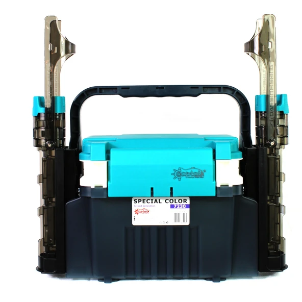 Captain 7230 Profesyonel Lrf ve Spin Takım Çantası 2 Kamış Tutucu 31x23x24cm - 2