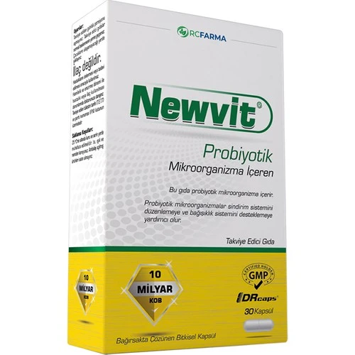 Newvıt Probıyotık 30 Kapsul