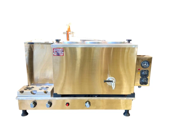 Demsu Plus 3 Demlikli Elegance Gold Elektrik + Gazlı Full Otomatik Çay Kazanı - 1