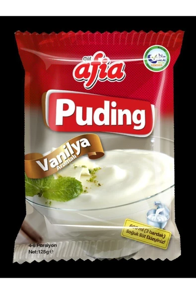 Afia Vanilyalı Puding 125 gr - 2