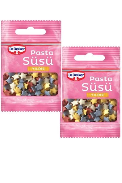 Dr. Oetker Pasta Süsü Yıldız 10 gr X 2 Adet - 1