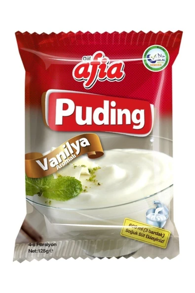 Afia Vanilyalı Puding 125 gr