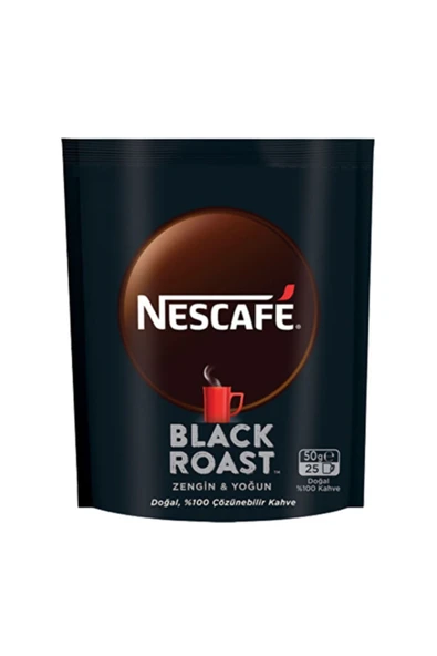 Nescafe Classic Black Roast Ekopaket 50 Gr ürün görseli