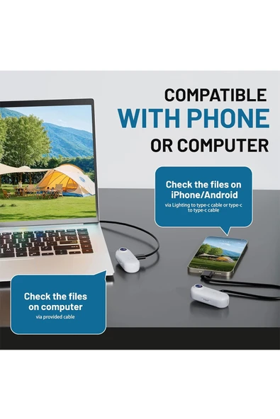 Mini WIFI Aksiyon Kamerası 1080P Taşınabilir Vücut Kamerası Giyilebilir Video Kaydedici IPX7 Su Geçirmez - 5