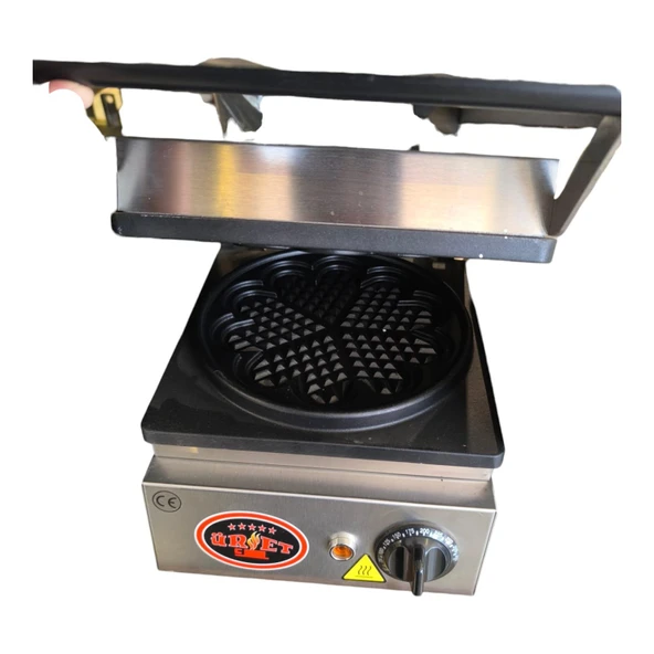 Üret 23 Cm Papatya Elektrikli Waffle Makinesi