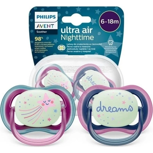 Avent Emzik Scf376/14 Ultra Airgece Emzik 6-18Ay 2Li Kız*6