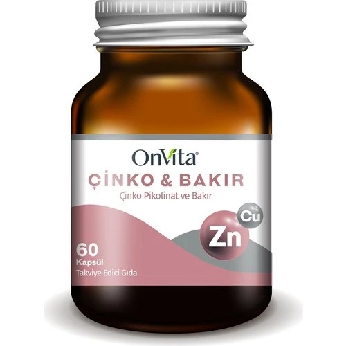 Onvıta Cınko & Bakır 60 Kapsul
