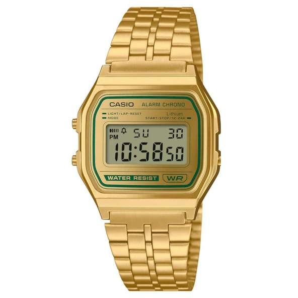Casio Retro A158WEGV-9ADF Unisex Kol Saati