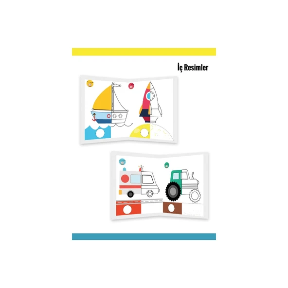 İlk Boyama Kitabım Taşıtlar - Feyyaz Ulaş - 4