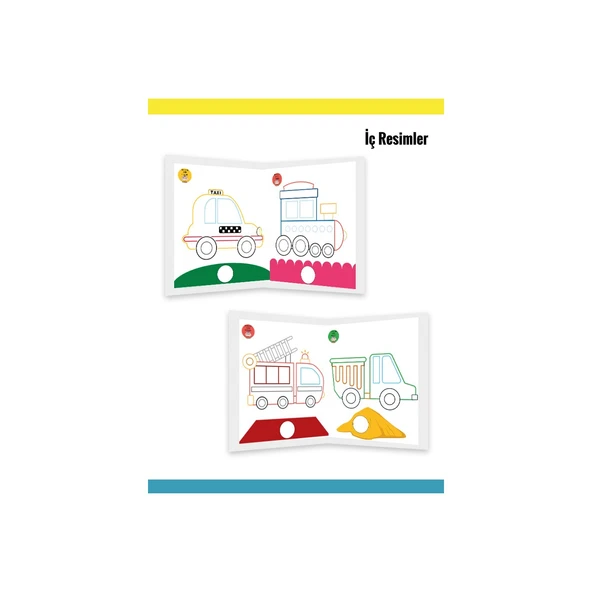 İlk Boyama Kitabım Taşıtlar - Feyyaz Ulaş - 2