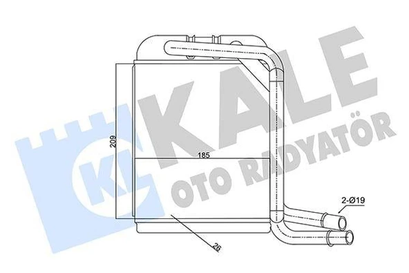 KALORİFER RADYATÖRÜ TRANPORTER T5-T6 03 ürün görseli 1