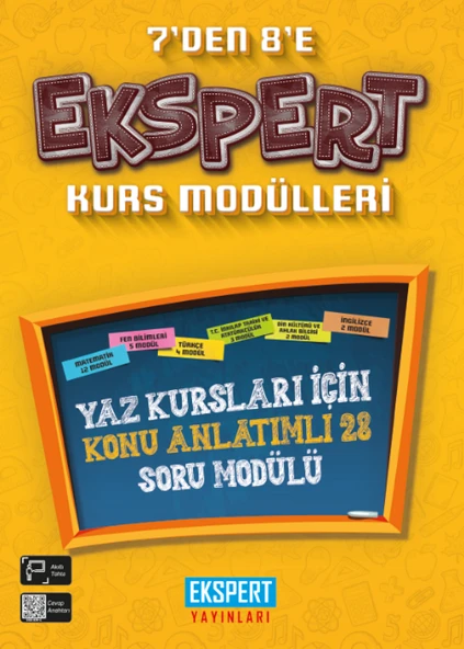 7 den 8 e Geçenler İçin Yaz Kurs Modülü + 8.Sınıf Turlayan Matematik Konu Anlatımlı Fasikülleri - 2