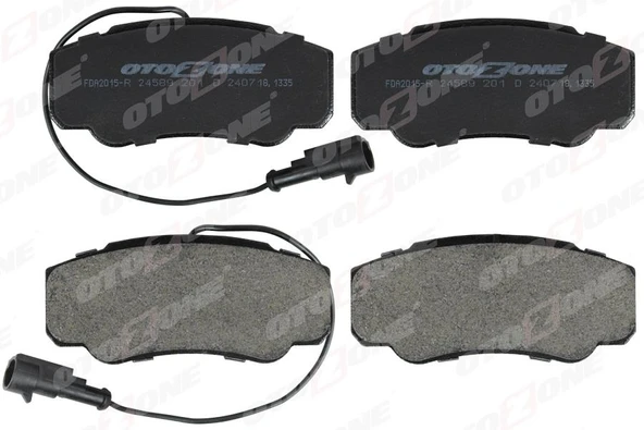 PEUGEOT BOXER MİNİBÜS-FIAT DUCATO MİNİBÜS/CITROEN JUMPER ARKA BALATA ÇİFT FİŞLİ CİVATA TAKIMLI ürün görseli 1