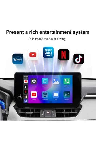 Wireless Carplay Android Araba 4 Çekirdekli Akıcı FullHd 1080P Wifi 2.4/5G 2GB/32Gb - 4