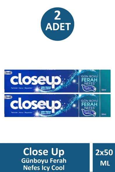 Close Up Günboyu Ferah Nefes Icy Cool 50 ml 2 Adet - 1