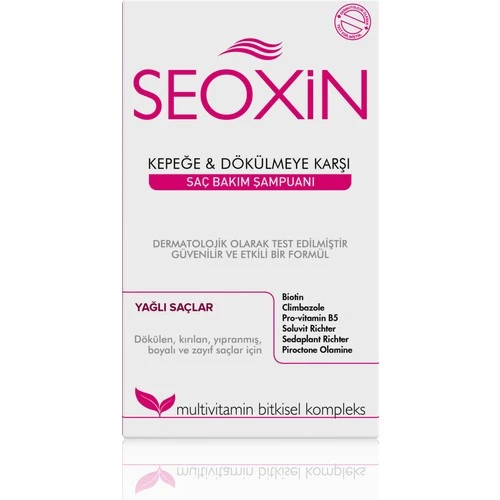 Seoxin Şampuan Kepeğe Ve Saç Dök. Karşı Yağlı Saçlar 300Ml