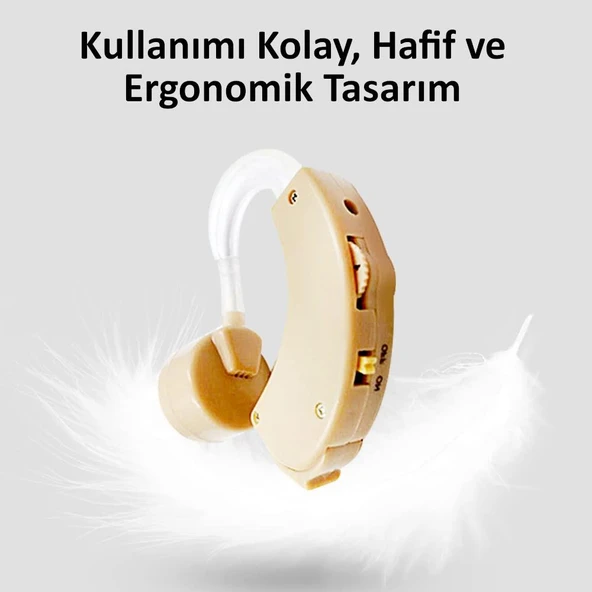 Valkyrie Kulak İçi Ses Yükseltici Duyma İşitme Yardımcısı Kutulu Yedek Pilli - 8