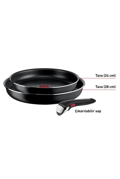 Titanyum Ingenio Simple Cook 1x Küçük Set - 3 Parça - 2