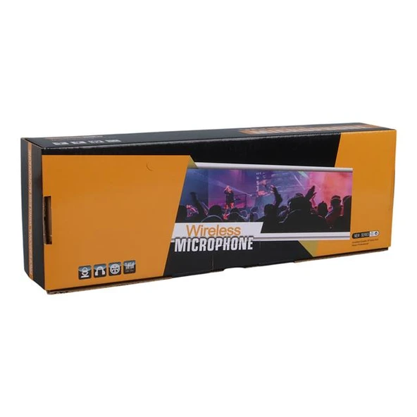 Magicvoice MV-1301E UHF Ekranlı Kablosuz 1 El Telsiz Mikrofonu - Resim 11