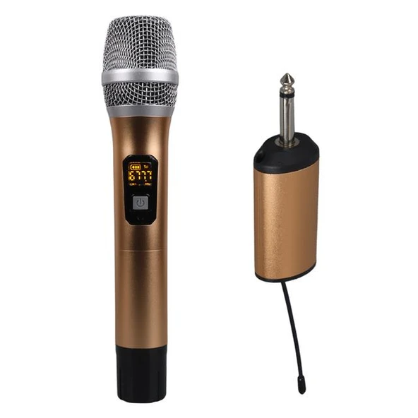 Magicvoice MV-1301E UHF Ekranlı Kablosuz 1 El Telsiz Mikrofonu - Resim 8