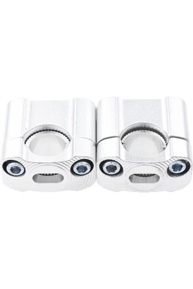 430 2 Parça Motosiklet Gidon Yükselticil 22 mm. 28 mm Nikel Takım - 5