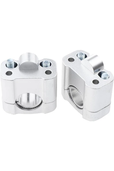 430 2 Parça Motosiklet Gidon Yükselticil 22 mm. 28 mm Nikel Takım - 3