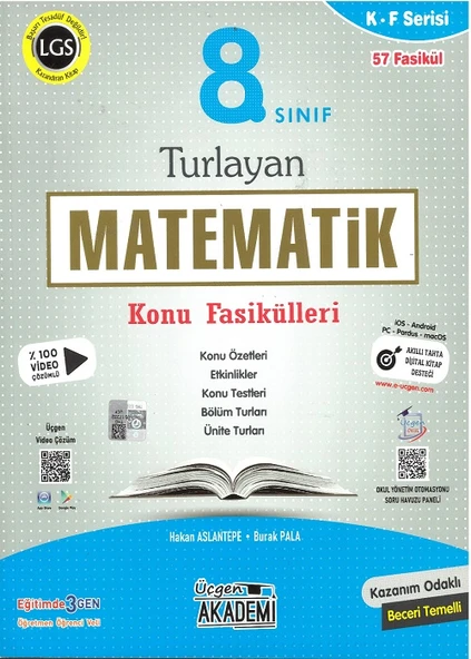 7 den 8 e Geçenler İçin Yaz Kurs Modülü + 8.Sınıf Turlayan Matematik Fasikülleri + Soru Bankası - Resim 2