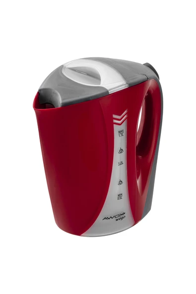 Awox Wego Açık Rezistanslı Su Isıtıcı Kettle Kırmızı - 7