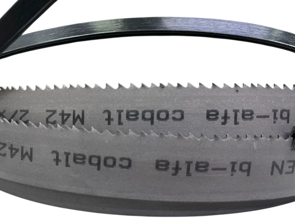 Röntgen 3mtx27mmx0,9mm Bimetal Şerit Testere 4 Diş -Almanya'nın İncisi-1. Kalite M-42 - 2