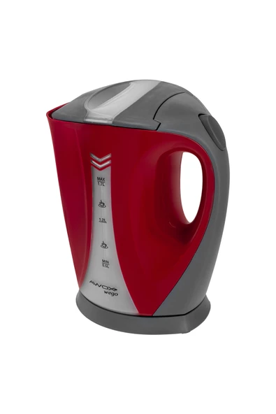 Awox Wego Açık Rezistanslı Su Isıtıcı Kettle Kırmızı - 6