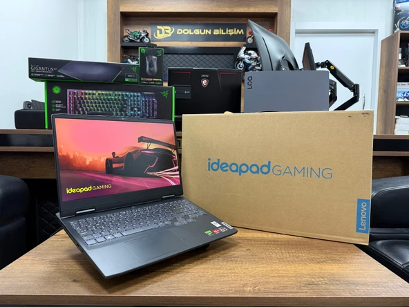 Lenovo IdeaPad Gaming 3 15ARH7 AMD Ryzen 5 6600H 16GB 512GB SSD RTX3050 W11 15.6” FHD 120Hz 82SB00UETR (İKİNCİ EL)