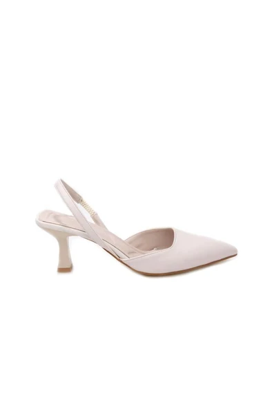 Papuçcity Hco 03176 Kadın Stiletto Arkası Açık Ayakkabı - 5