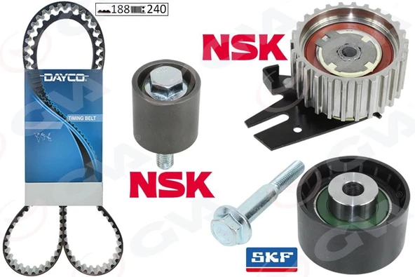 EKSANTRİK GERGİ KİTİ 188 DİŞ 24 MM FIAT EGEA 21 DOBLO 19 ALFA ROMEO TONALE 21 JEEP RENEGADE 21 1.6D MTJ EURO 6 ürün görseli
