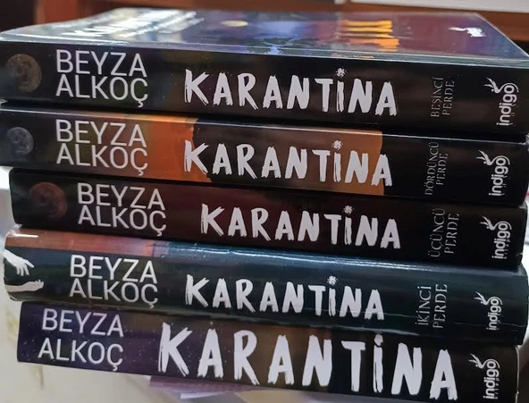 BEYZA ALKOÇ KARANTİNA SERİSİ 5 KİTAPLIK SET (İKİNCİ EL TEMİZ