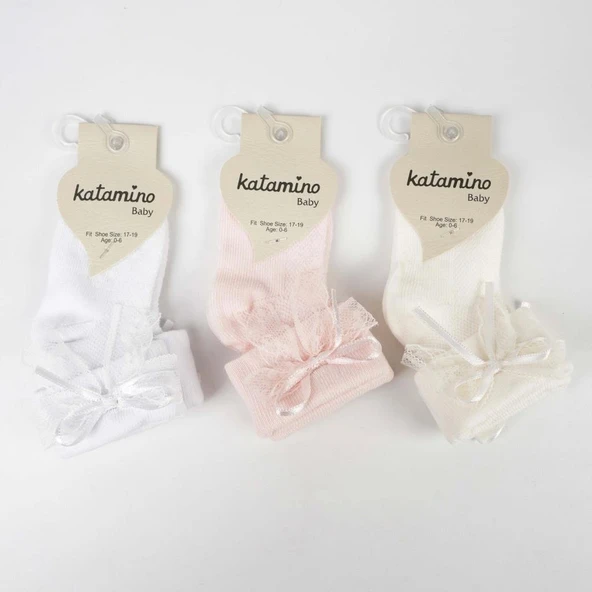 Nessiworld Katamino Anahid Aks Kız Bebek Soket Çorap K46310 Asorti ürün görseli 1